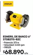 Stanley - Esmeril De Banco 6" STGB3715-B2C