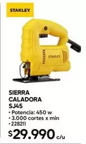 Stanley - Sierra Caladora