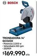 Bosch - Tronzadora 14" GCO230