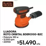 Black & Decker - Lijadora Roto Bder0100-b2c