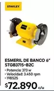Stanley - Esmeril De Banco 6" STGB3715-B2C