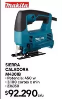 Makita - sierra caladora M4301b