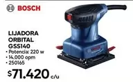 Bosch - Lijadora Orbital Gss140