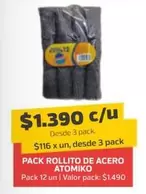Valor - Pack Rollito De Acero Atomiko