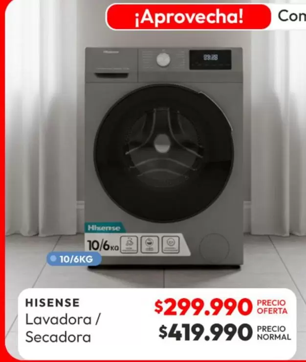 Hisense - Lavadora / Secadora