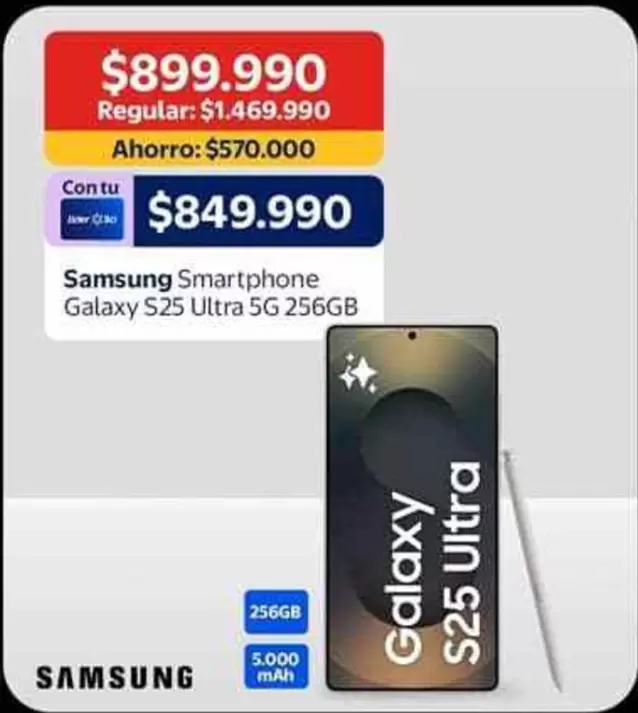 Samsung - Smartphone Galaxy S25 Ultra 5g 256gb