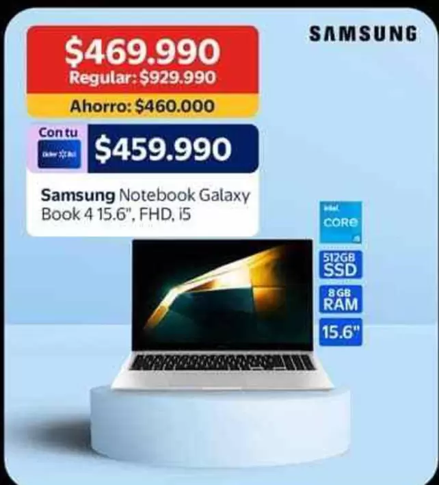 Samsung - Notebook Galaxy Book 4 15.6" Fhd. 15