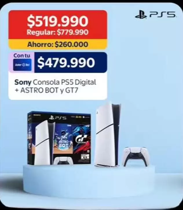 SONY - PS5 Digital + Astro BOT