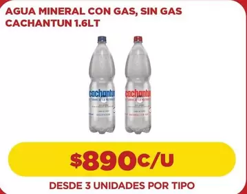 Cachantun - Agua Mineral Con Gas, Sin Gas