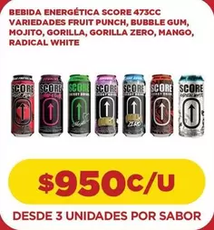 Score - Bebida Energética