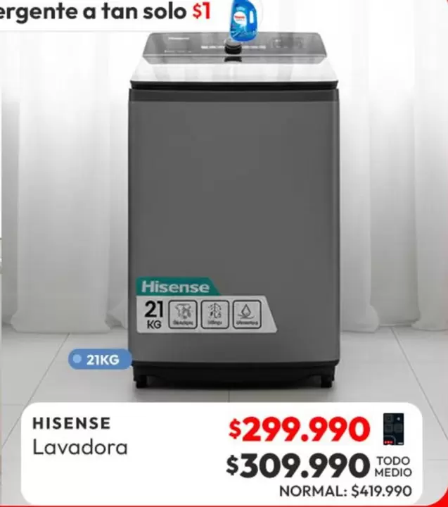 Hisense - Lavadora