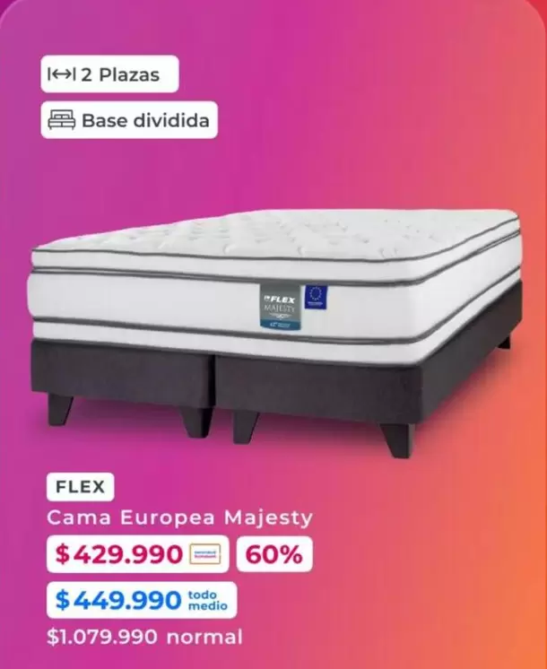 Flex - Cama Europea Majesty