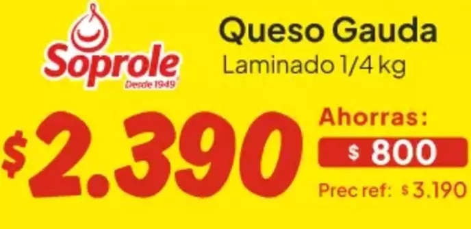 Soprole - Queso Gauda