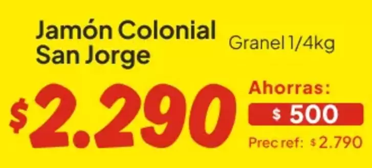 San Jorge - Jamon Colonial