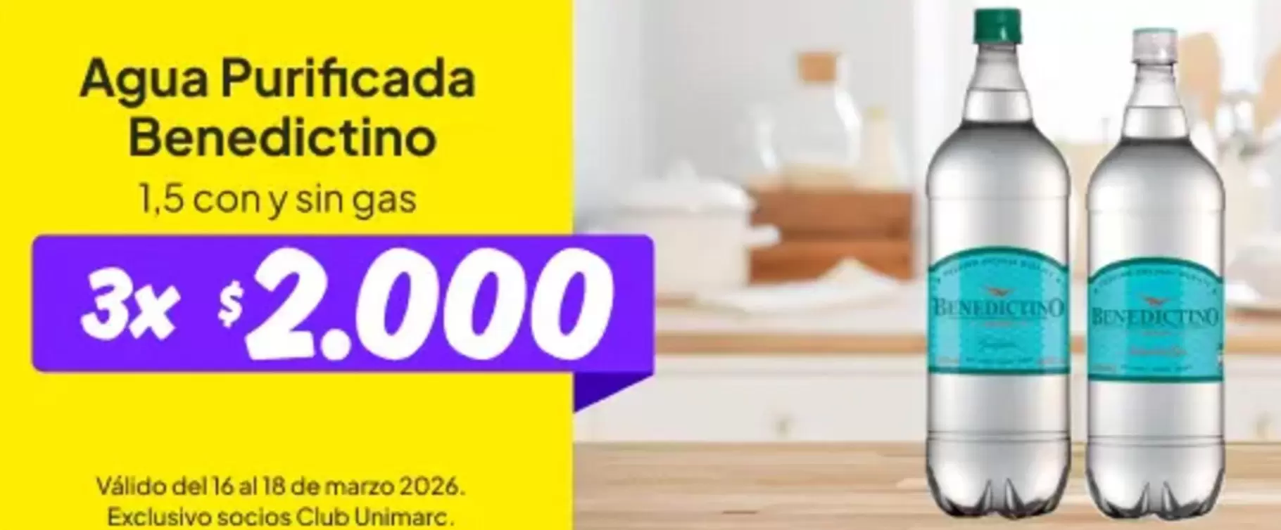 Benedictino - Agua Purificada