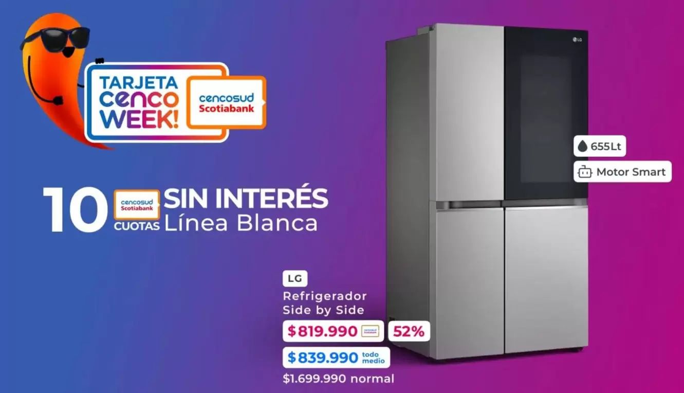 LG - Refrigerador Side By Side