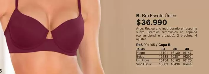 Suave - Bra Escote Unico
