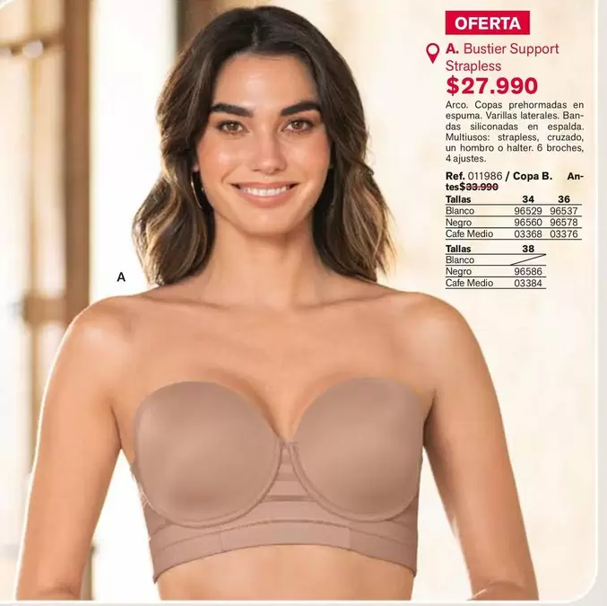 Buster Support Strapless