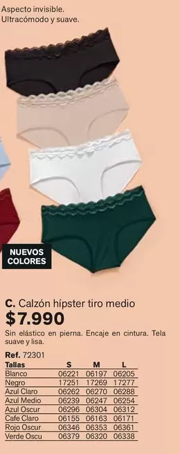 Suave - Calzon Hipster Tiro Medio