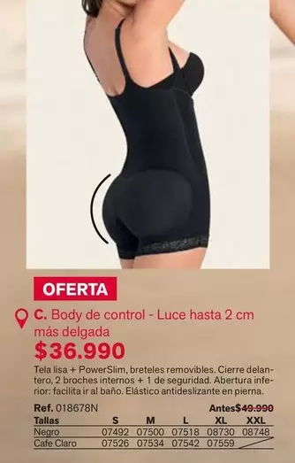 Control - Luce Hasta 2 Cm