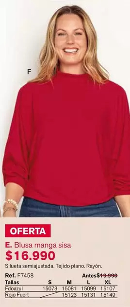 Blusa Manga Sisa
