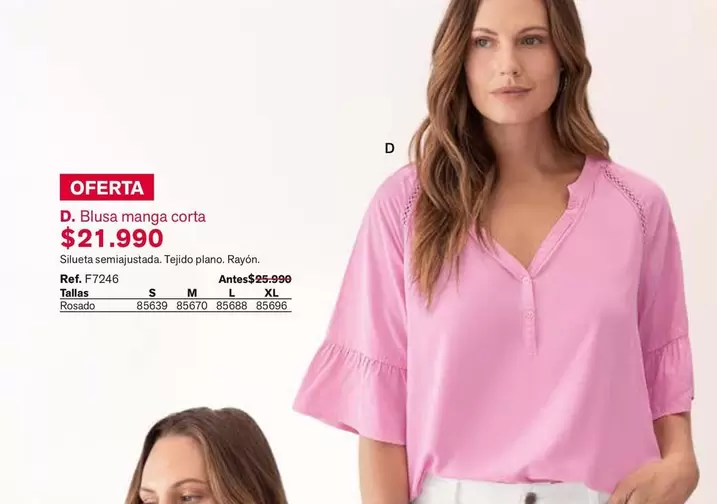 Blusa Manga Corta