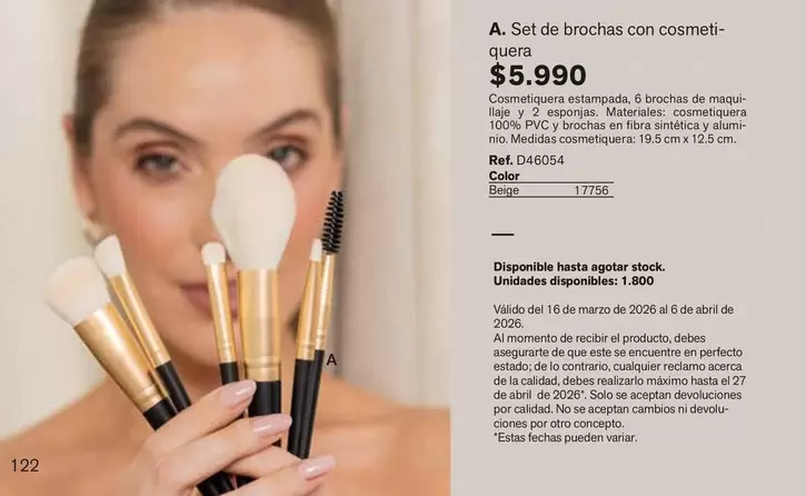 Maqui - Set De Brochas Con Cosmetl- Quera