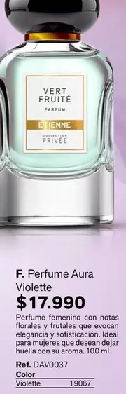 Etienne - Perfume Aura Violette
