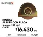 Ruedas Al Piso Con Placa