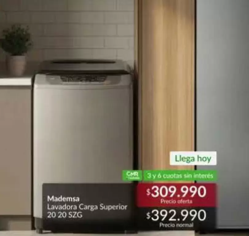 Mademsa - Lavadora Carga Superior