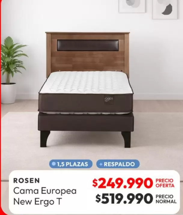 Rosen - Cama Europea New Ergo T