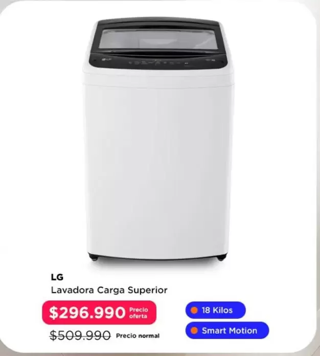 LG - Lavadora Carga Superior
