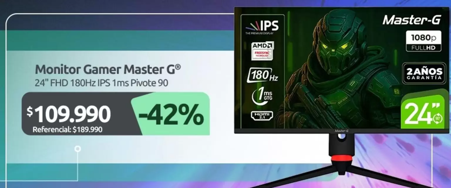 AMD - Monitor Gamer Master G