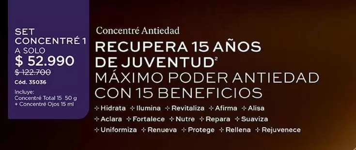 Set Concentre 1 Recupera 15 Anos De Juventud