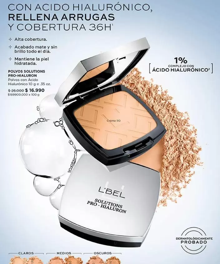 Con Acido Hialuronico, Rellena Arrugas Y Cobertura