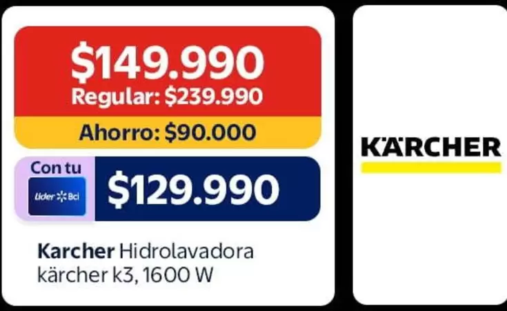 Karcher - Hidrolavadora K3