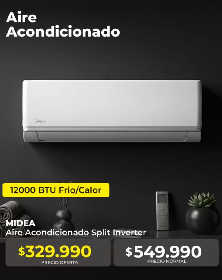 Midea - Aire Acondicionado Split Inverter