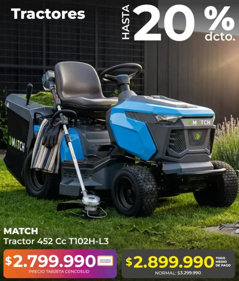 120 - Tractor 452 Cc T102H-L3