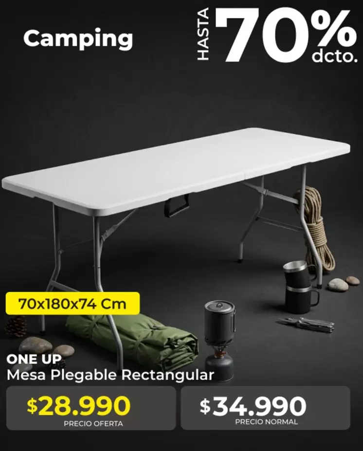 Up - Mesa Plegable Rectangular
