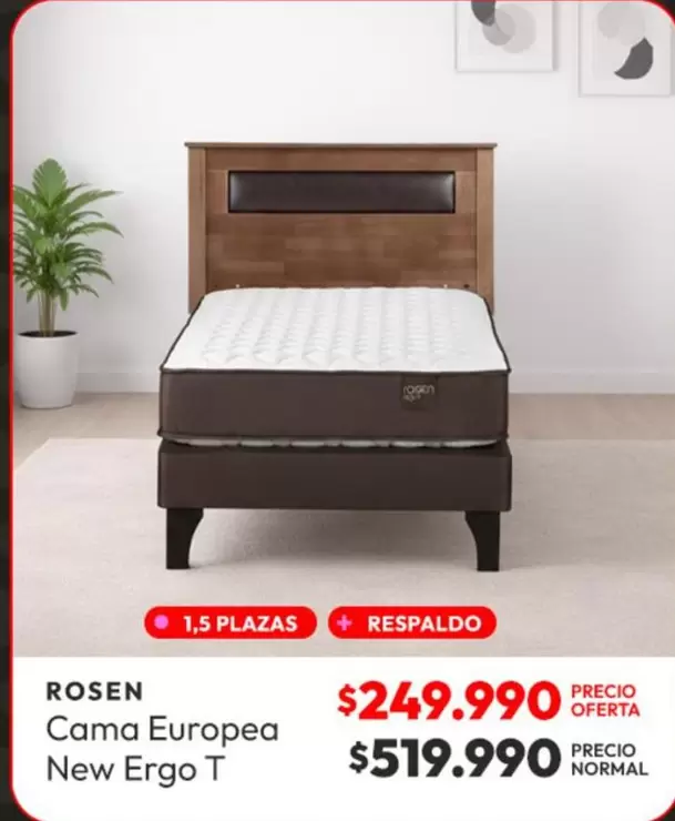 Rosen - Cama Europea New Ergo T