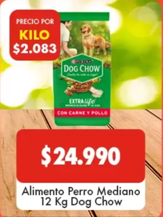 Purina - Alimento Perro Mediano 12 Kg Dog Chow