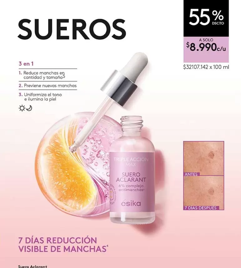 7 Días Reducción Visible De Manchas