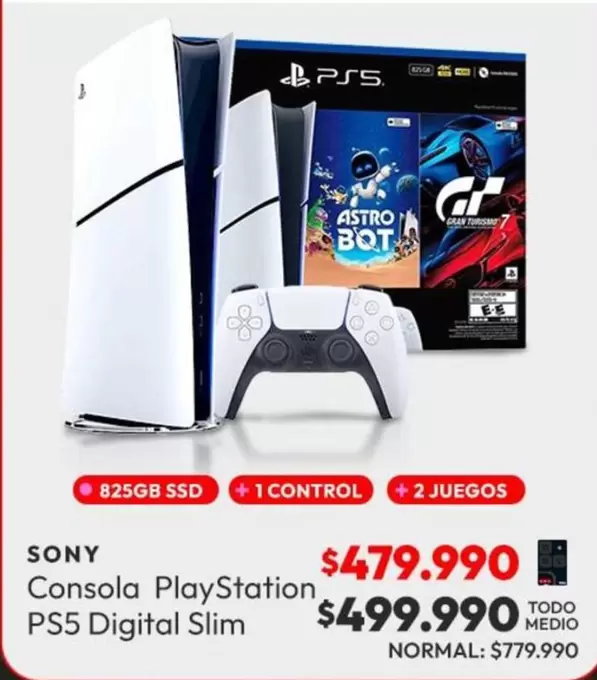 Astro - Consola PlayStation PS5 Digital Slim