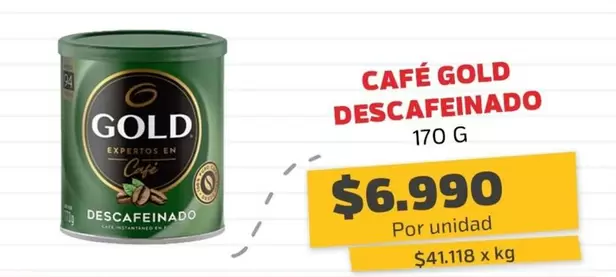 Gold - Café Descafeinado