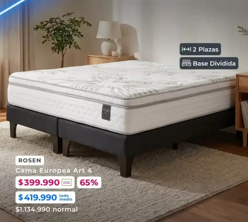 Rosen - Cama Europea