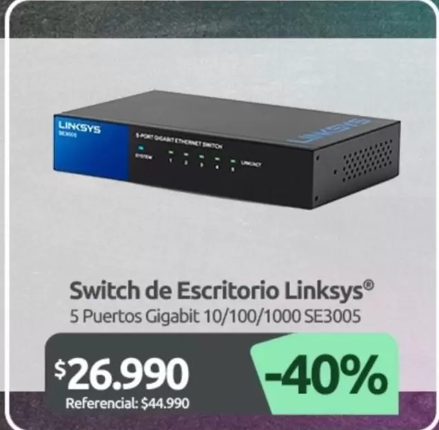Linksys - Switch De Escritorio