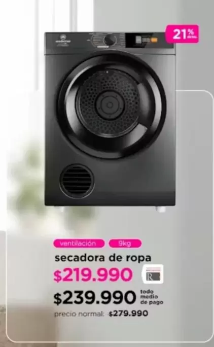 Secadora De Ropa