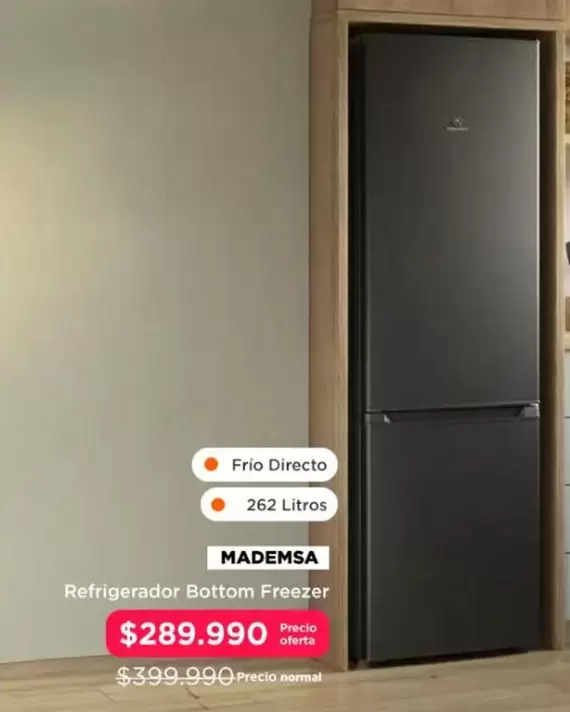 Mademsa - Refrigerador Freezer