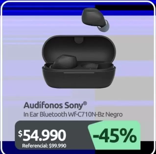 Audifonos Wf-c710n-bz Negro