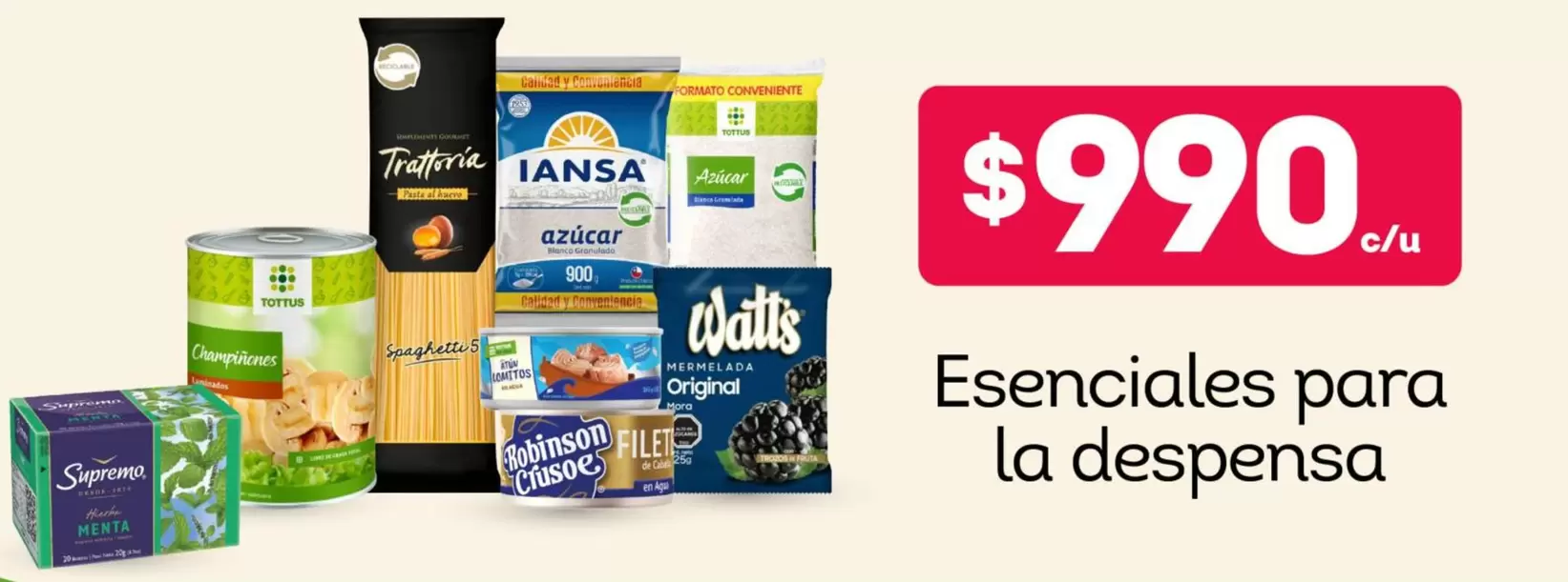 Tottus - Esenciales Para La Despensa